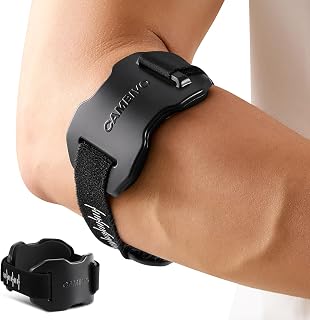 CAMBIVO Elbow Brace for Tendonitis and Tennis Elbow Relief – Adjustable Tennis Elbow Strap & Forearm Brace for Men and Women – Golfers Elbow Brace, Arm Support for Pain Relief & Recovery