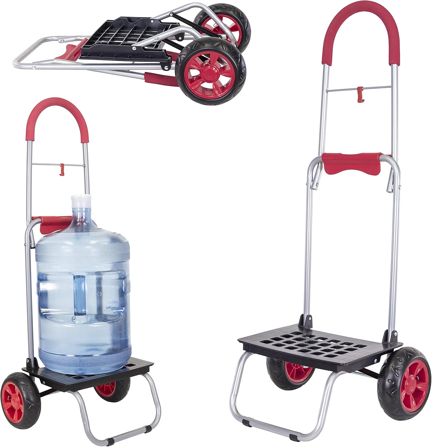 dbest products Mighty Max Personal Dolly, Red Handtruck Cart Hardware Garden Utilty : Everything Else