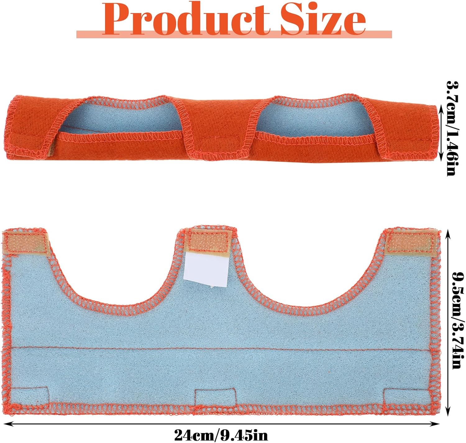 18 Pcs Reusable Sweat Bands for Hard Hats, Washable Cotton Hard Hat Liner and Comforter Pad Accessories