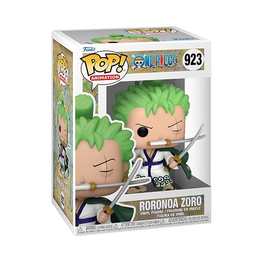 Funko Pop! Animation: One Piece - Roronoa Zoro- Figura in Vinile da Collezione - Idea Regalo - Merchandising Ufficiale - Giocattoli per Bambini e Adulti - Anime Fans