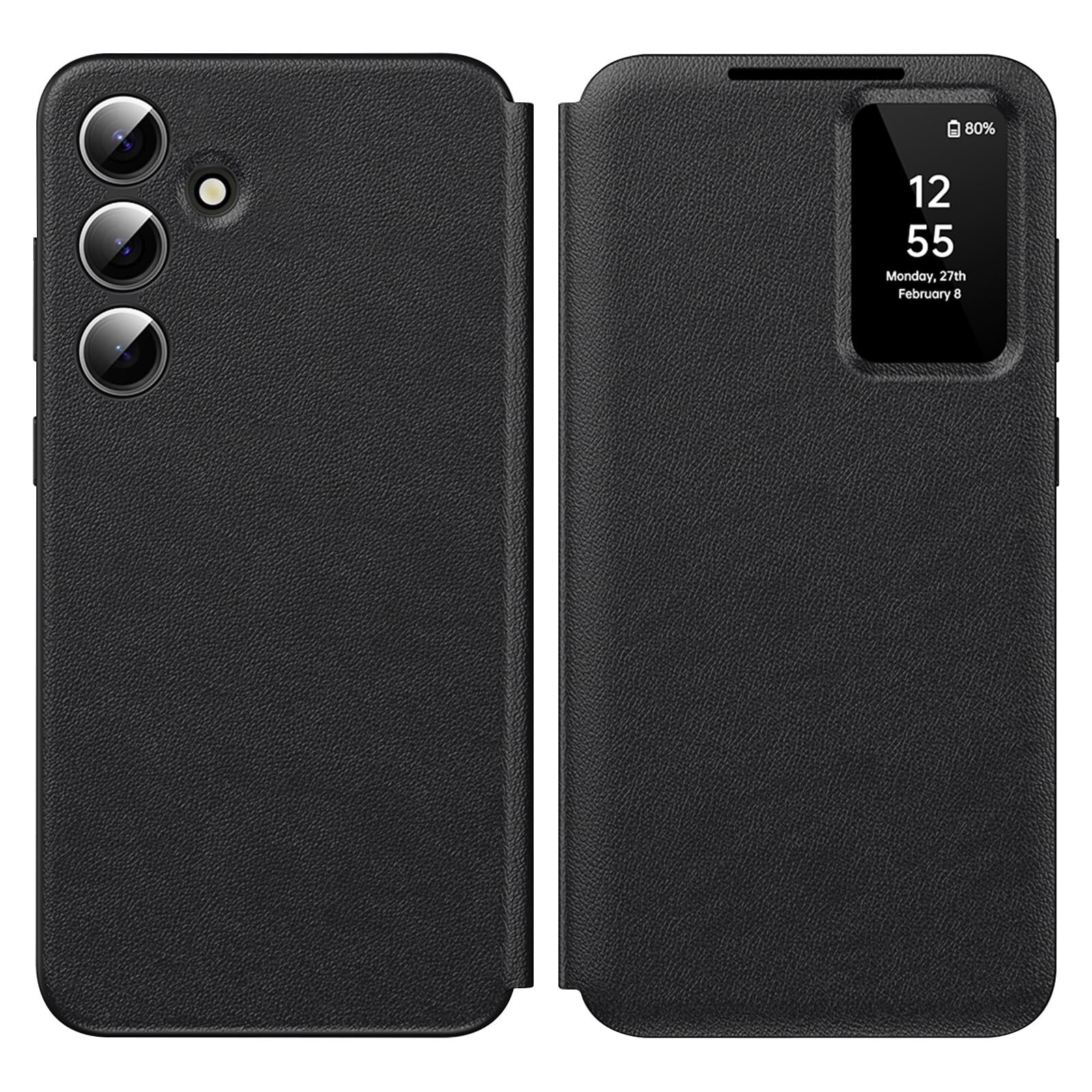 Étui intelligent en cuir de qualité supérieure Galaxy S25 5G - 8