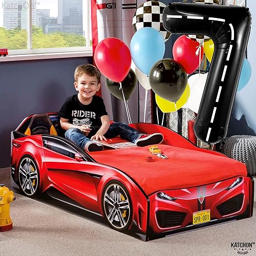 Miniatura 896 de KatchOn, Globo dorado gigante del número 8 de 40 pulgadas, globo dorado del número 8 para decoraciones de cumpleaños de 8 años para niñas