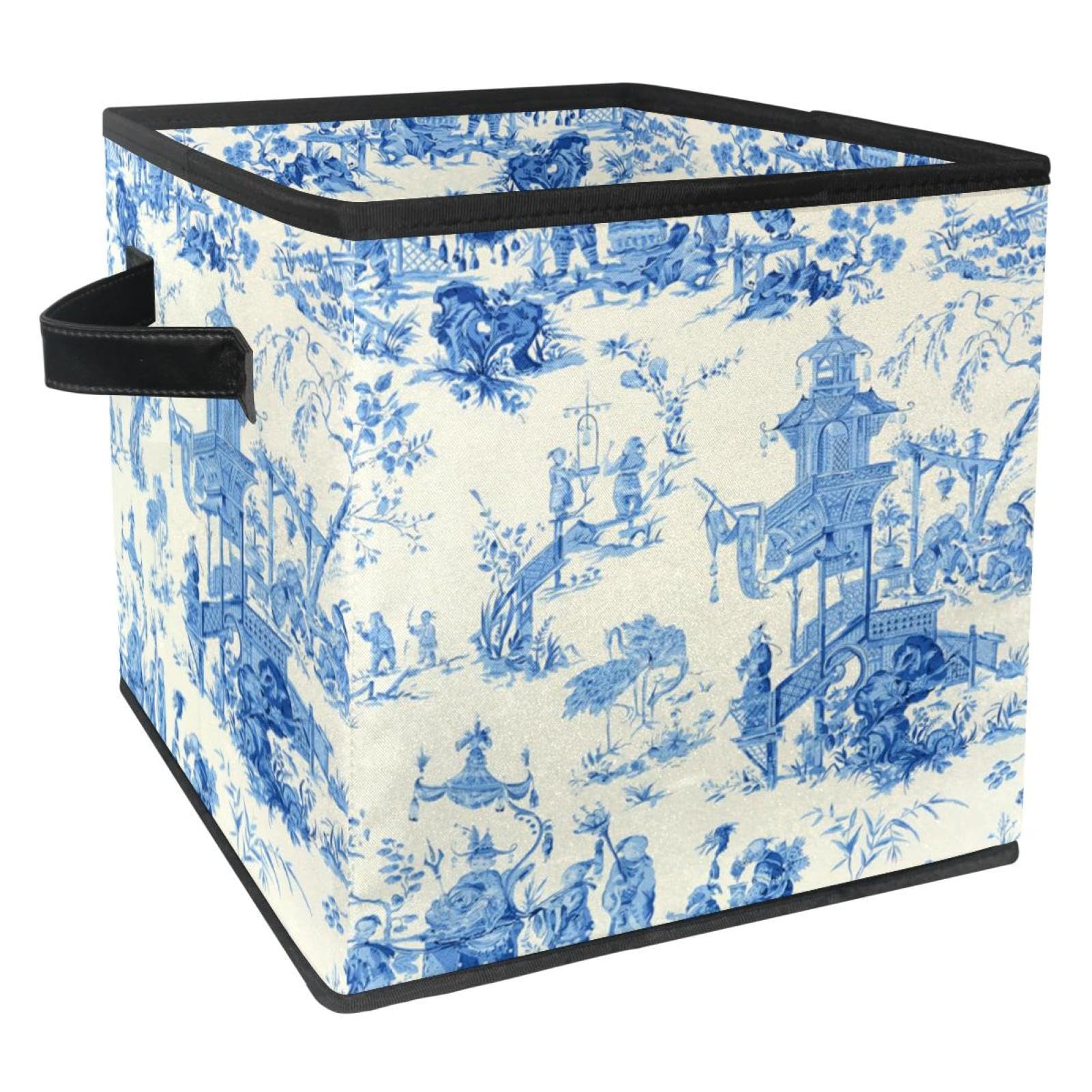 Cube organisateur pliable pour jouets et vêtements bac de rangement ancien chinois