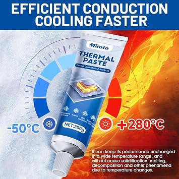 Miioto 200 g cooling paste thermal paste cooling paste CPU CPU thermal paste