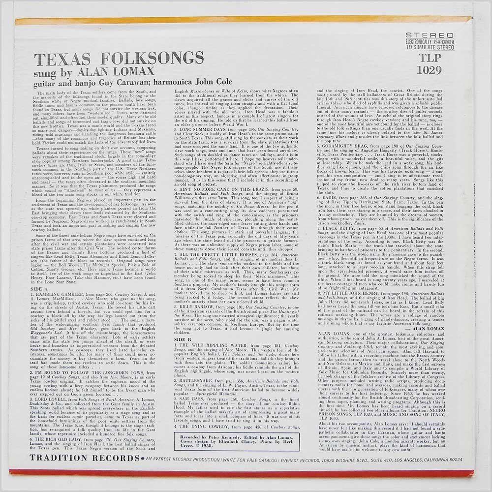 Texas Folk Songs