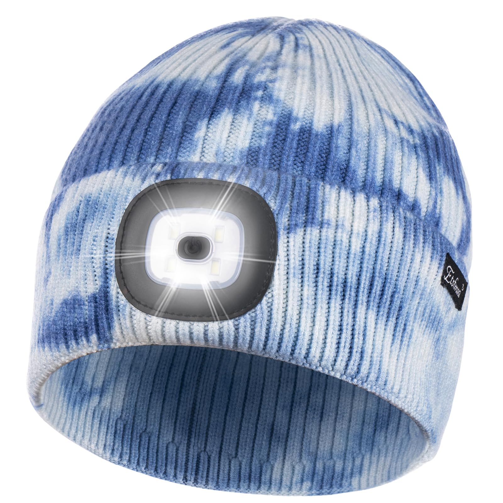 Etsfmoa Unisex Beanie with The Light, Gifts for Men Dad Father Winter Caps