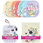 The Original MakeUp Eraser 7-Day Set, Erase All Makeup With Just Water, Including Waterproof Mascara, Eyeliner, Foundation, Lipstick, Sunscreen, and More! (Snow White), 7ct