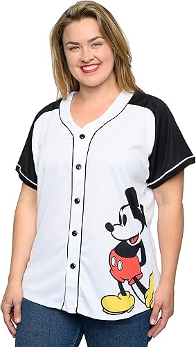 Miniatura 3 de Disney Mickey Mouse Stitch Jack Skellington - Camiseta de manga corta para mujer Blanco - Mickey