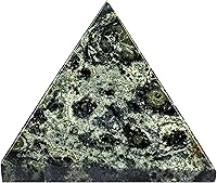 Vista 79 de Cristales curativos de pirámide de labradorita de Amazing Gemstone - Figurina de gran pirámide de 1" de piedra natural para meditación, Reiki