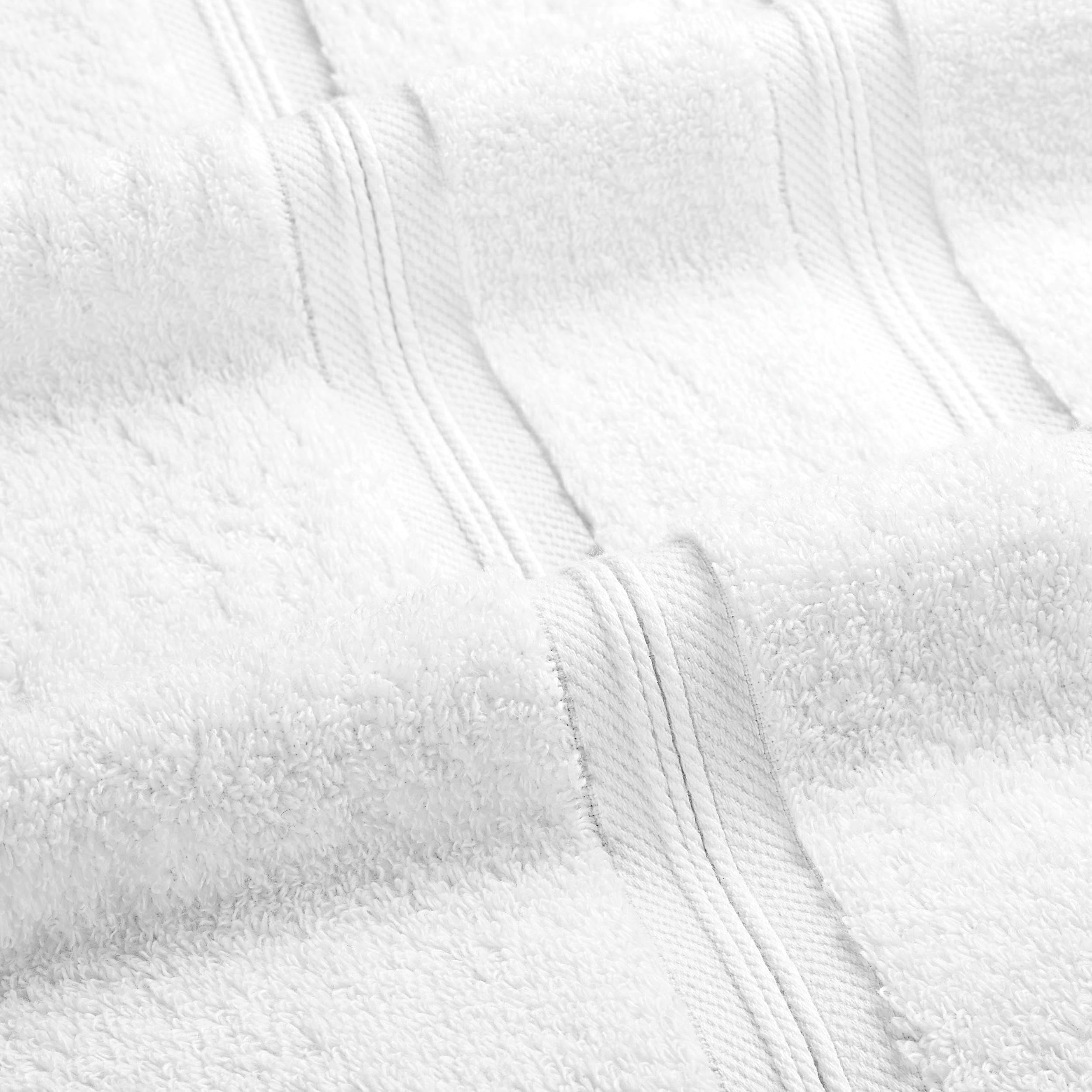 Superior Set di 6 asciugamani in cotone di alta qualità, morbidi asciugamani in peluche per spa, palestra, bagno, bagno degli ospiti, salone, cucina, arredamento, base per la casa, qualità