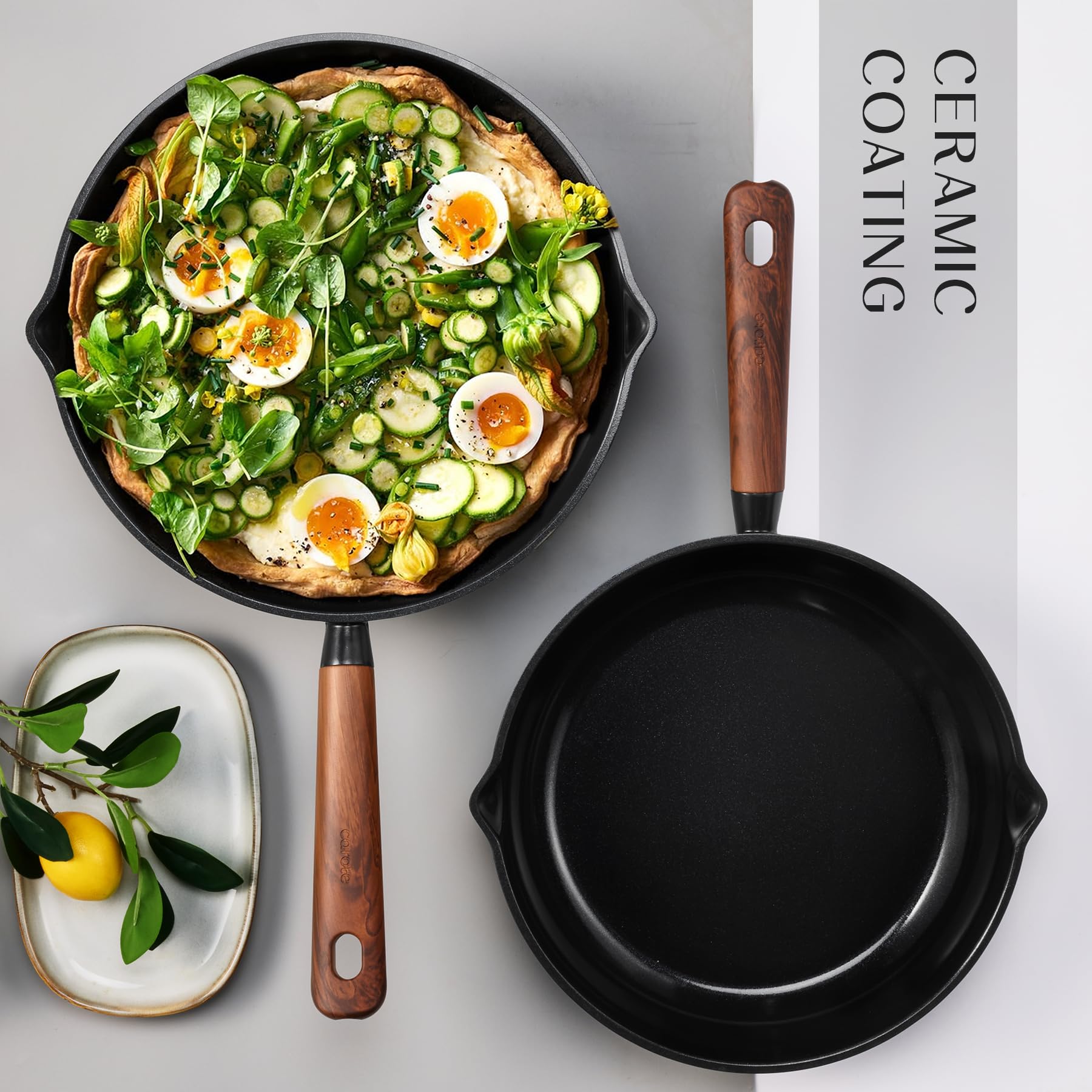 CAROTE 21pc Ceramic Cookware Set - Nonstick Pots & Pans -3 CAROTE 21pc Ceramic Cookware Set - Nonstick Pots & Pans -3