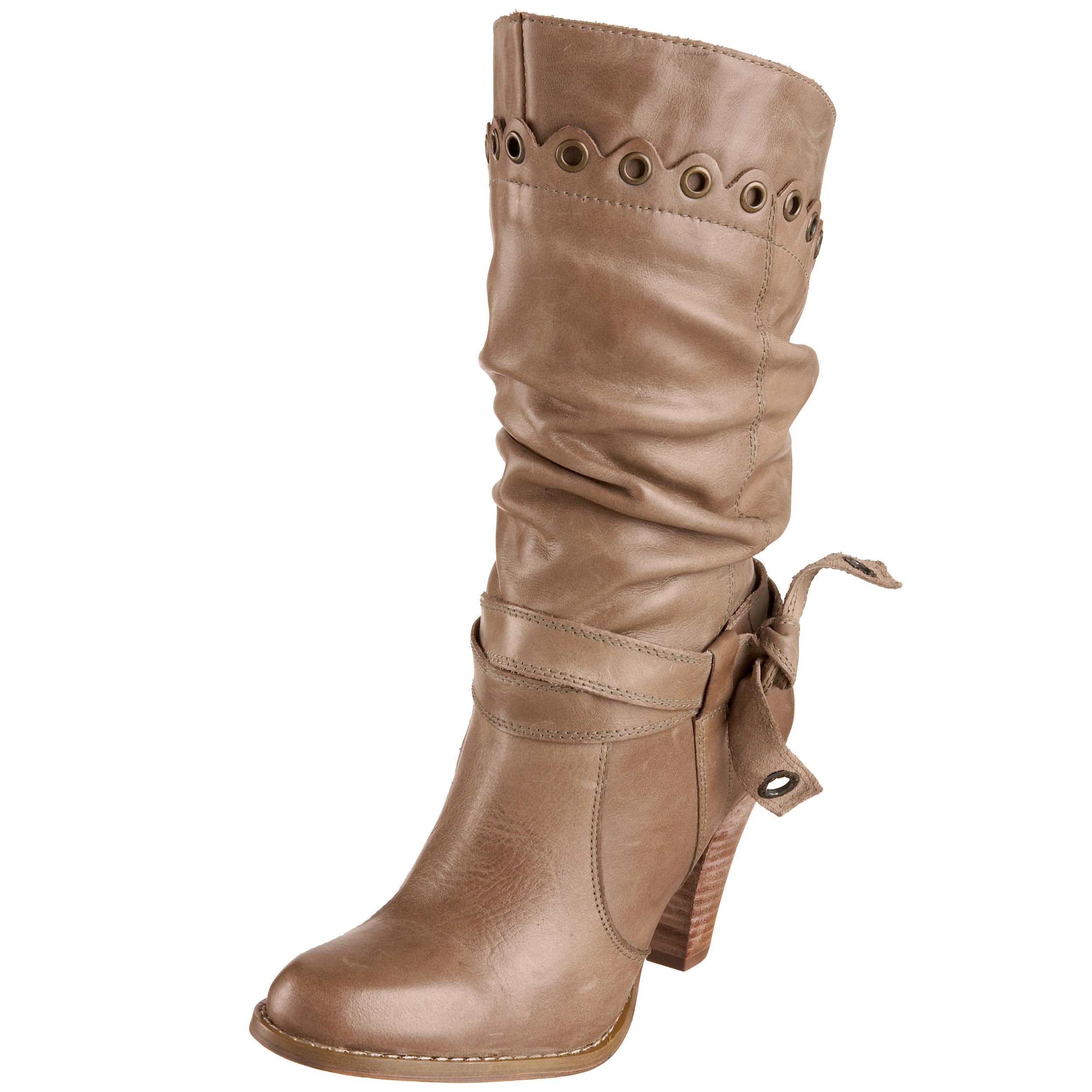 Naughty Monkey Women's Kiddy Up Boot, Grey, 9.5