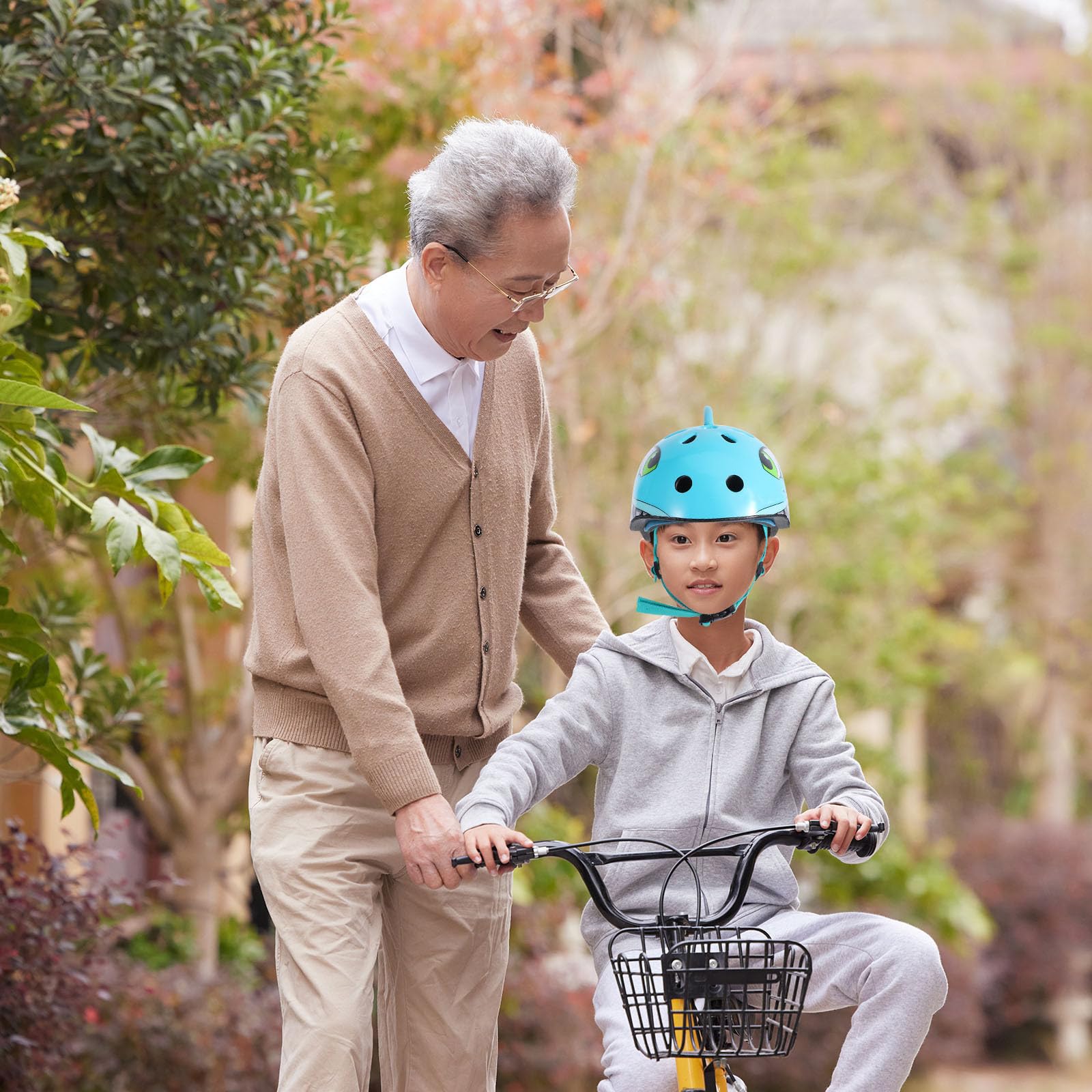 Kinderfahrradhelm Größe S 50-54cm für Kinder Blau Kunststoff