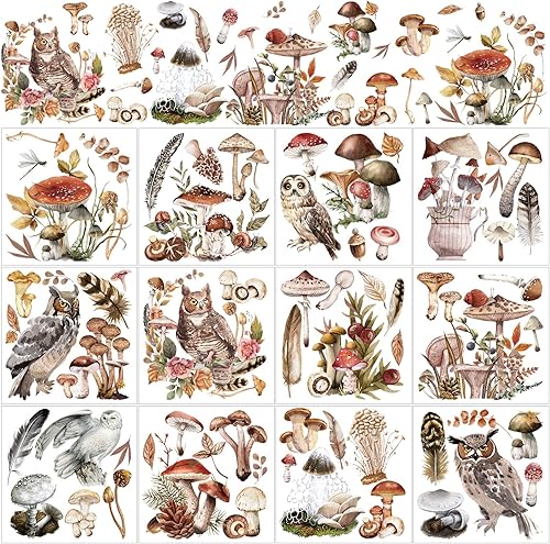 12 hojas de calcomanías para transferencia para manualidades y muebles, calcomanías clásicas de pájaros, floral, lavanda, mariposa, para el hogar,