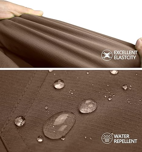 Miniatura 4 de Little Donkey Andy Camisa de manga larga elástica de secado rápido para hombre, para senderismo, viajes