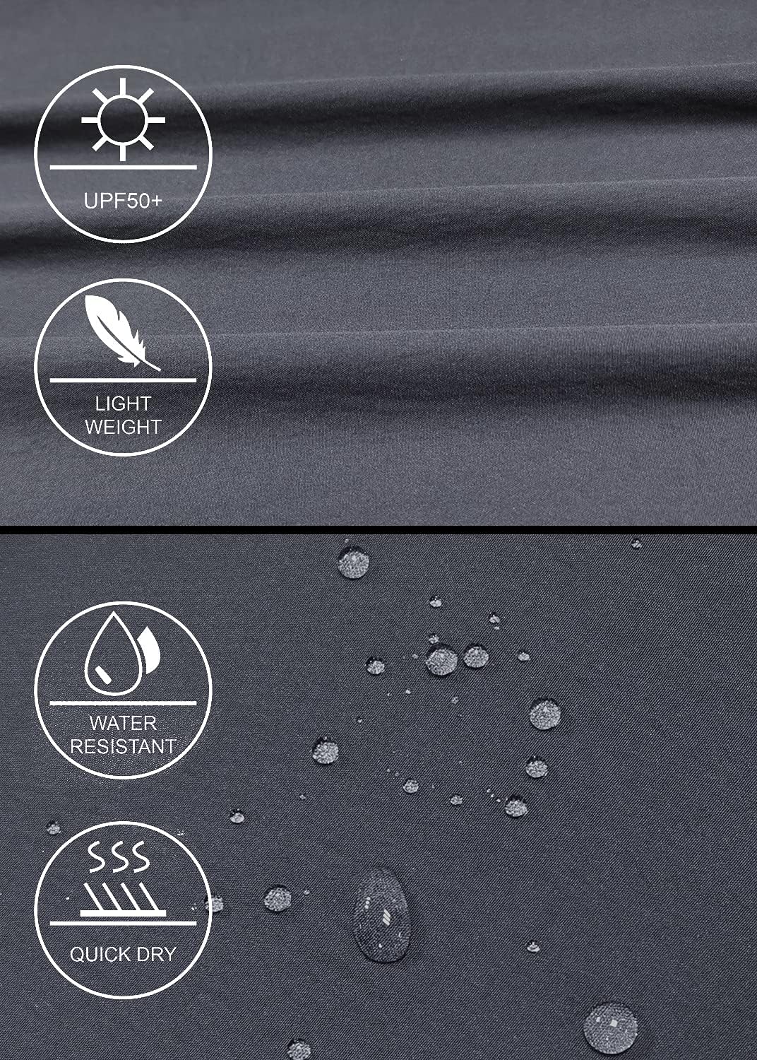 GymBrave Pantalones Trekking Mujer Verano 3/4 Pantalon Cargo Pirata Secado Rápido con Cremallera Bolsillos para Outdoor Acampada