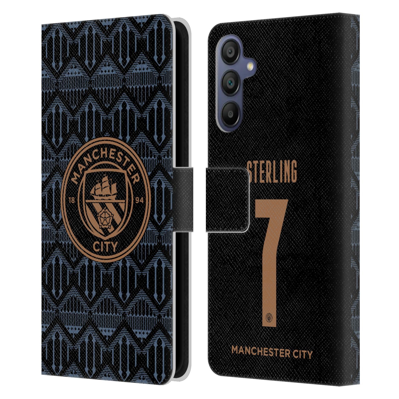 Cadeau Foot Samsung Galaxy A15 Étui Maillot Sterling Manchester City