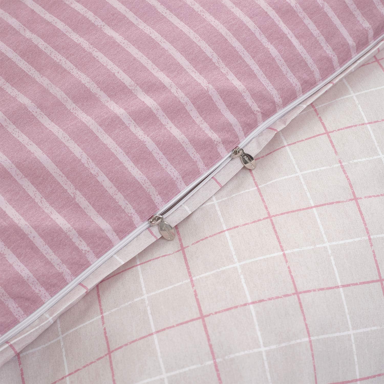 Bеѕt Cуbеr Dеаlѕ 🔥 ALLERMAN Korean Premium Allergen Protection Microfiber Reversible Ultra Soft Duvet Cover Set(Olden Pink, Twin Size, 2 Pieces - 1 Duvet Cover + 1 Pillow Cases)