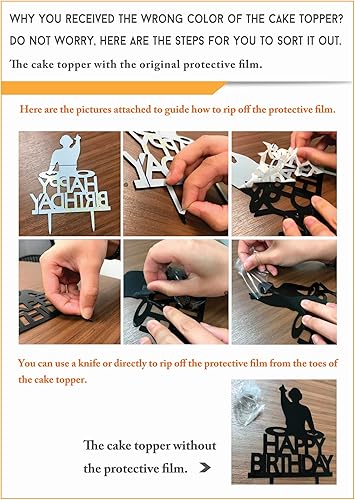 Miniatura 6 de Decoración personalizada para tarta de cumpleaños, decoración de pastel de mariposa con nombre de edad, adorno personalizado para tarta de