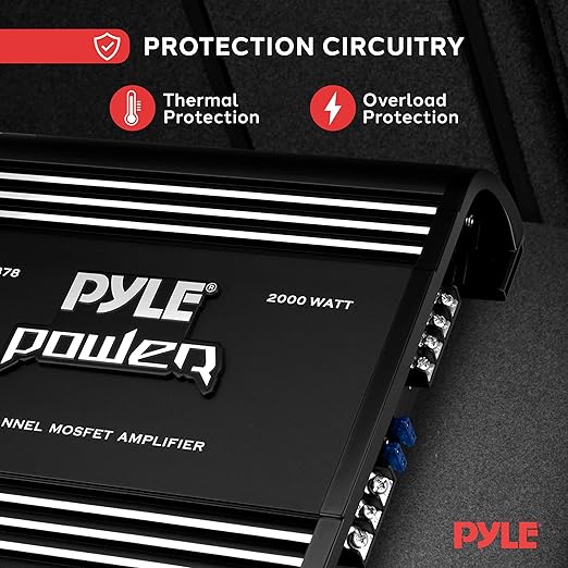 Amplificador de Auto Pyle 2 Canales 2000W - PLA2378 miniatura 4