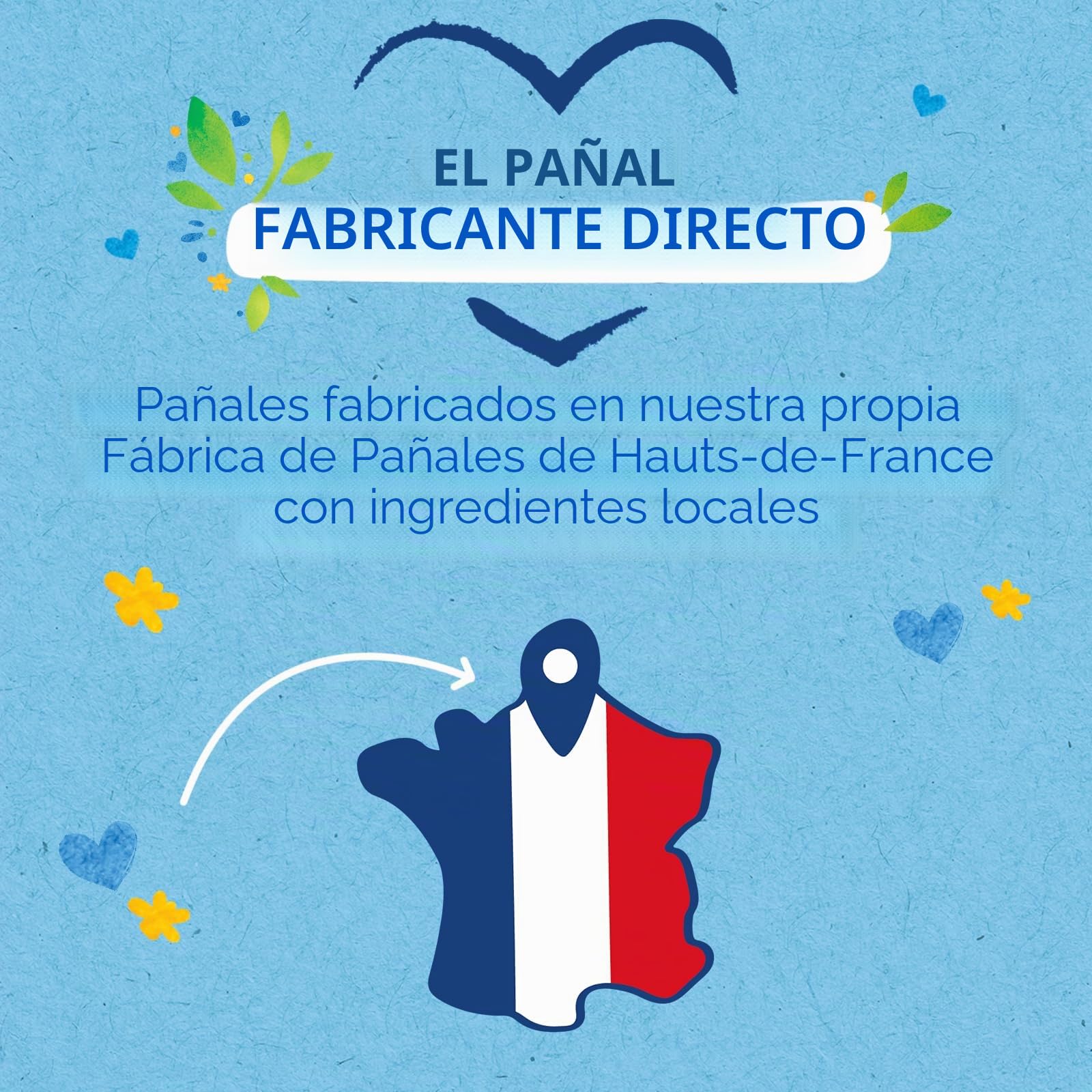 Tidoo – Pañales ecológicos talla 2 (3-6 kg) – Origen natural, libre de sustancias nocivas – 12 horas secas, ultra absorbentes – Fabricado en Francia – 150 capas desechables – Paquete de 1 mes