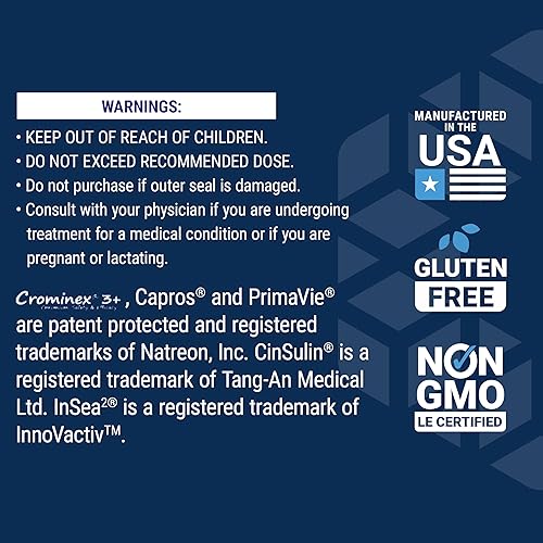 Miniatura 8 de Life Extension CinSulin con InSea2 y Crominex 3+, shilajit, fruta amla, canela, algas marrones, apoya el metabolismo saludable y la saciedad, sin