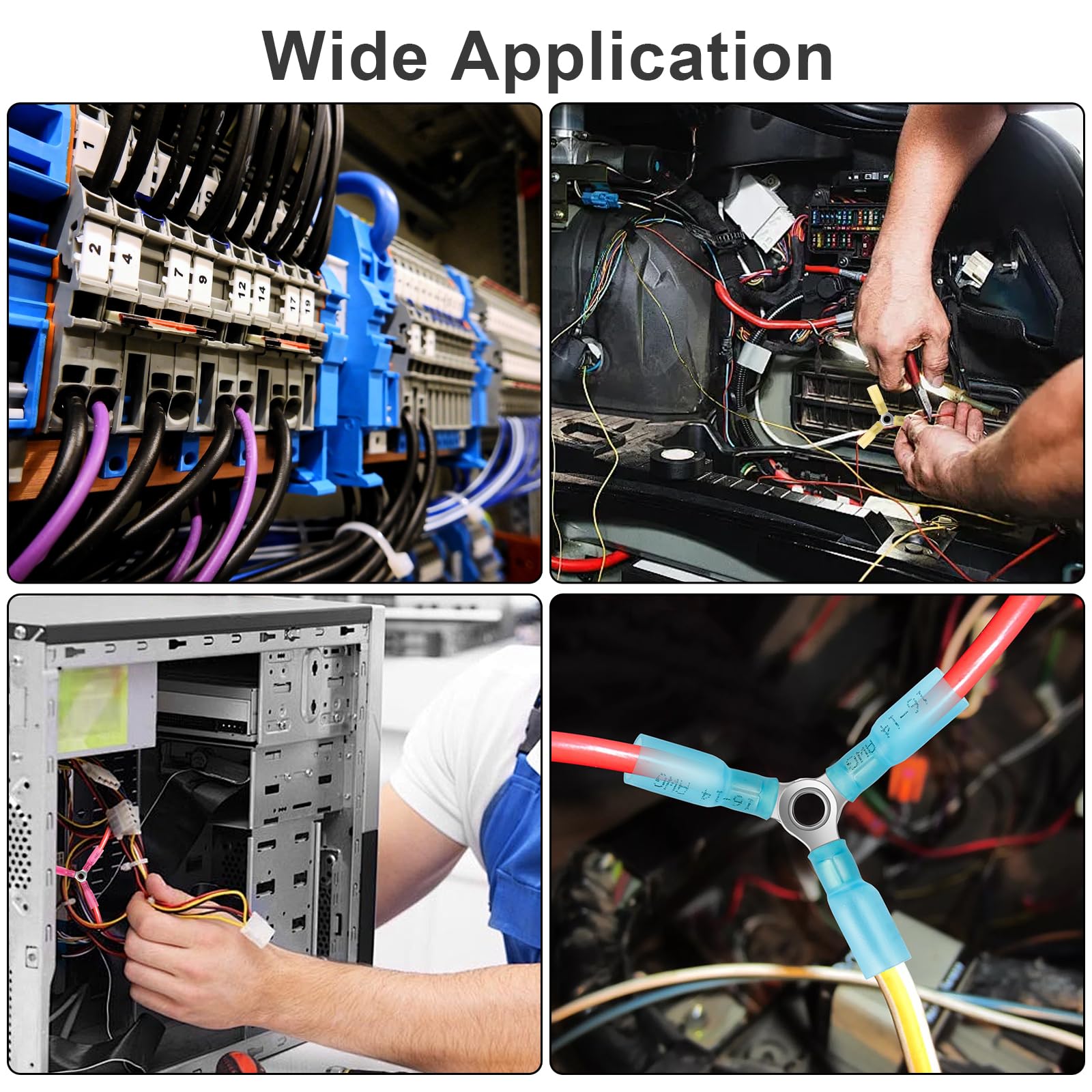 16-14 Gauge Heat Shrink Butt Connector - Fastener Warehouse