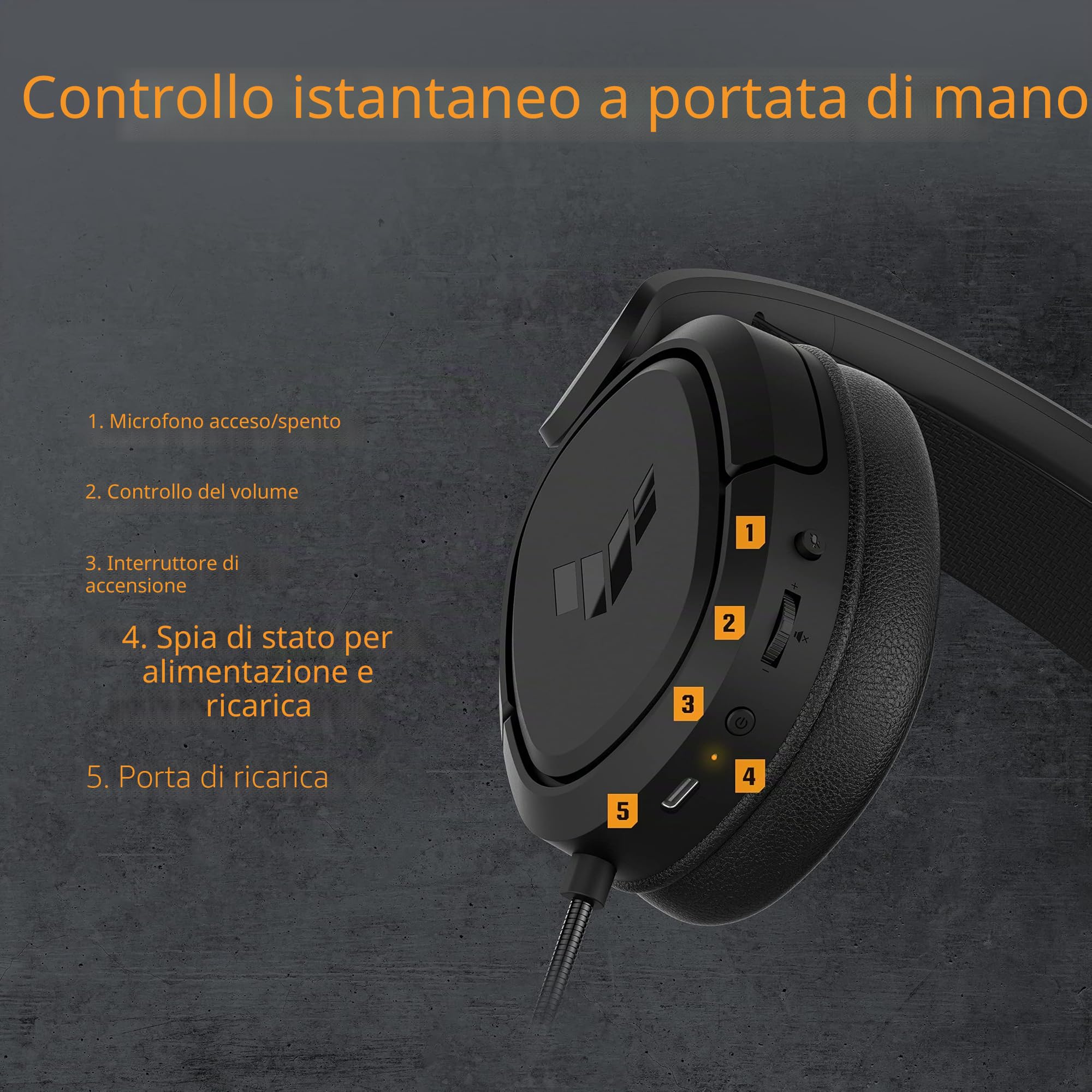 ASUS - TUF Gaming H1 Wireless