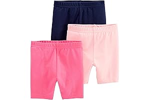 Vibrant Bike Shorts Trio for Toddlers