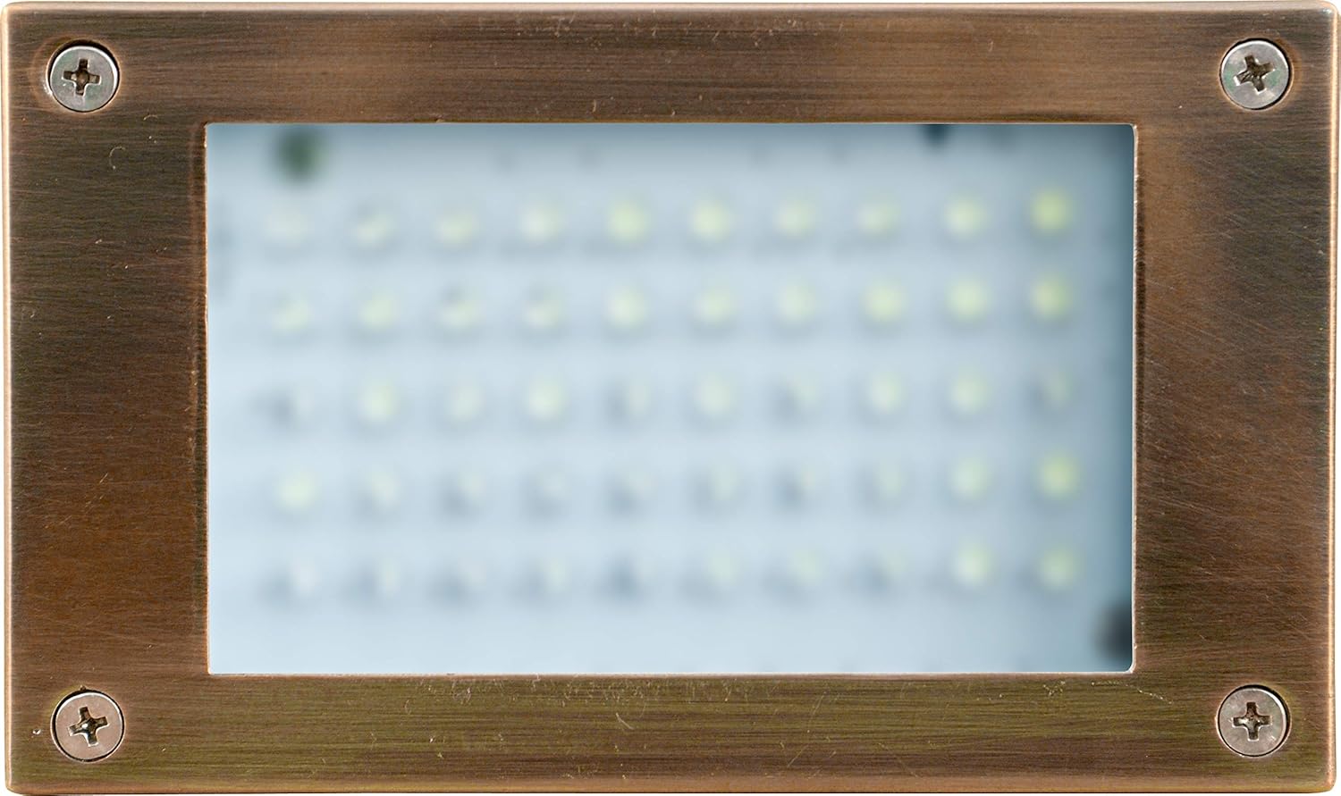 LV-LED650-ACP Step Light Cover, 48 LEDs 5W 12V, Copper Finish