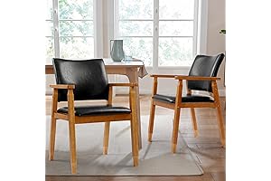 NOBPEINT Faux Leather Dining Chairs Armchair