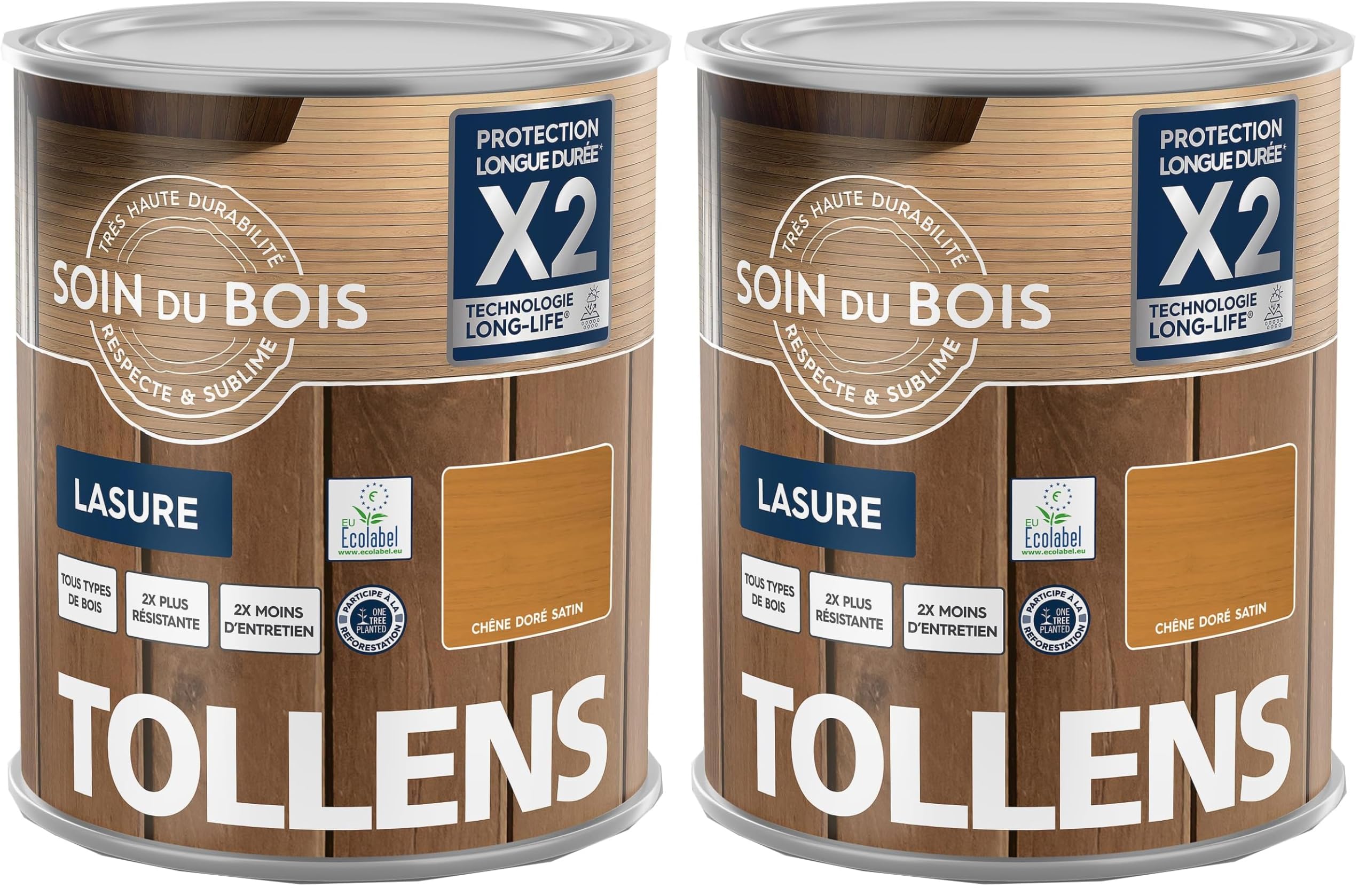 Lasure Tollens satinée pour protéger vos terrasses et abris