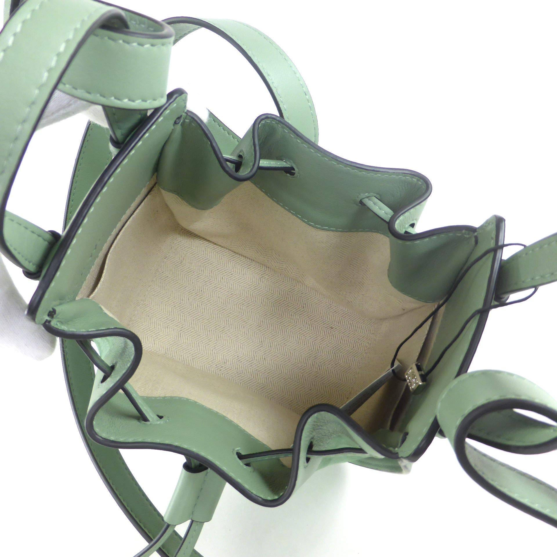 LOEWE ハンモック ドローストリングバッグ ミニ 2way グリーン 楽天市場】ロエベ LOEWE ハンモック ドローストリングバッグ