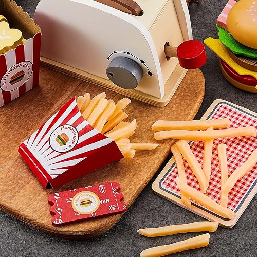 Miniatura 7 de Zhanmai 50 piezas de papas fritas falsas simulación de alimentos falsos comida francesa artificial de papas fritas PVC papas fritas decoración de