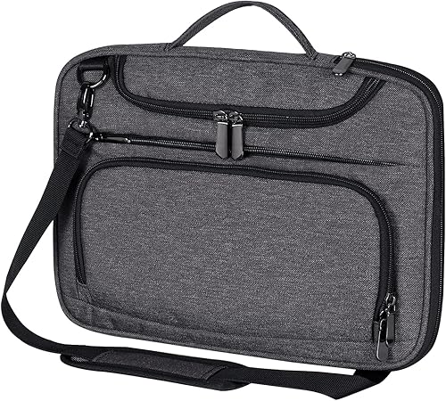 Miniatura 9 de BERTASCHE Bolsa para laptop de 15.6 pulgadas para mujer, bolsa de computadora portátil para trabajo, viajes, negocios, maletín con correa para el