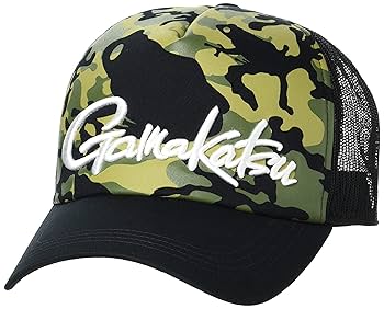 かえる Gamakatsu がまかつ ハーフメッシュキャップ（カエル）GM-9814
