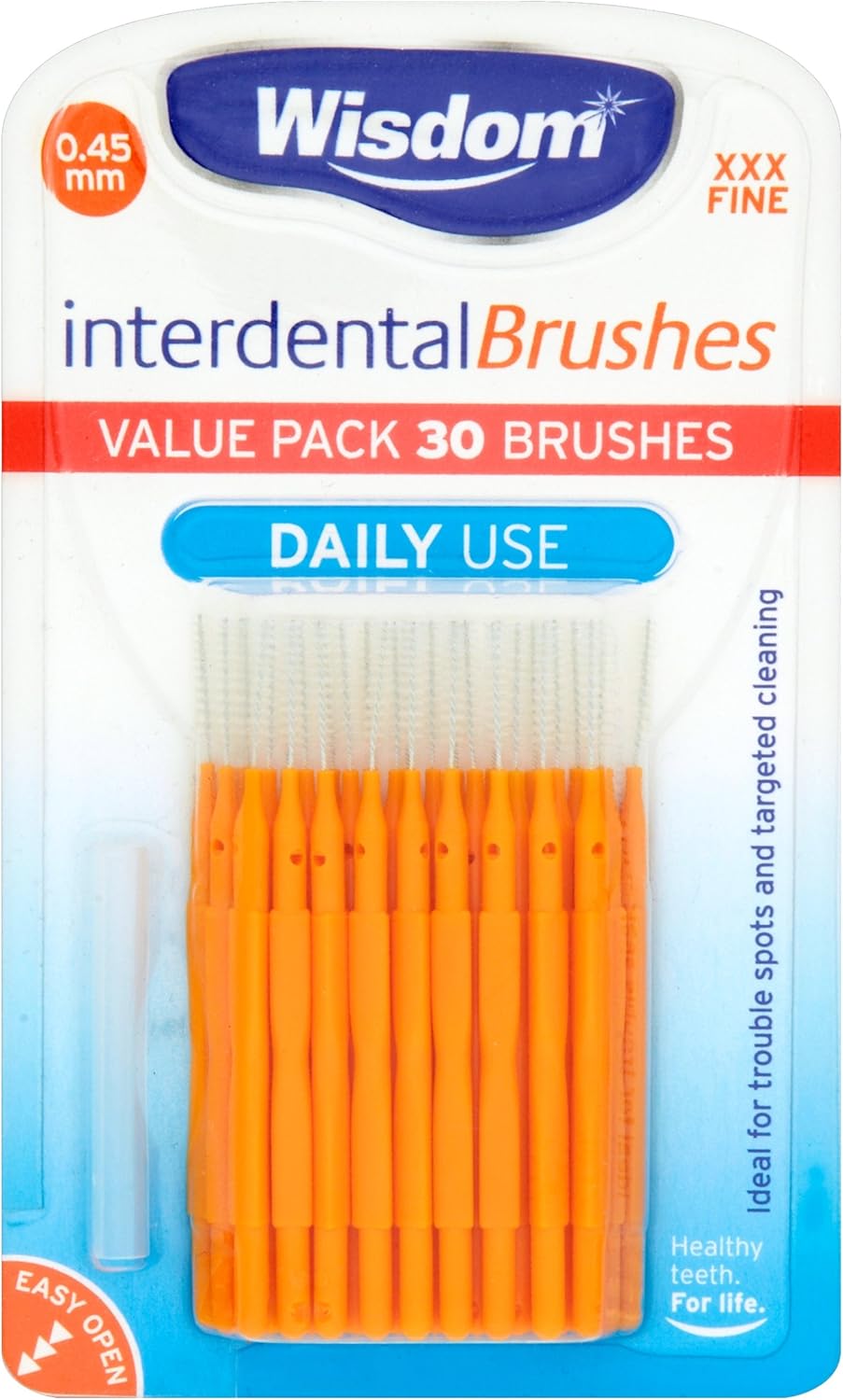 Wisdom Daily Use Interdental Brushes 30 Pack Amazon.co.uk Health