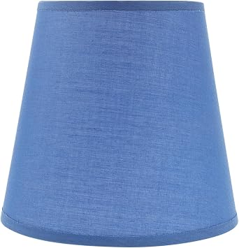 ABOOFAN Decorative Drum Fabric Lamp Shade 7.48X7.48X6.88 in Linen Lampshade Cover for Table Lamp Pendant Light Shade Bedroom Living Room Office Hotel Restaurant