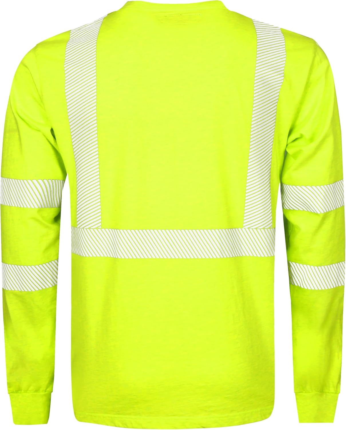 BOCOMAL FR Tee Shirts High Visibility/Hi Vis Flame Resistant/Fire Retardant Shirt 7oz Reflective Men's Safety Shirts - Image 3