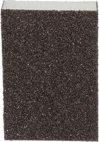 Miniatura 21 de 3M Bloque de esponja de lijado, paquete de 12, grano mediano, 3-3/4 pulgadas x 2-5/8 pulgadas, diseñado para lijar madera, pintura, metal, plástico
