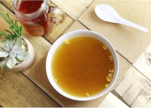 Miniatura 3 de Juvale Paquete de 500 cucharas desechables de plástico chino asiático para aperitivo, ramen, pho, 5.4 x 1.5 pulgadas, color blanco