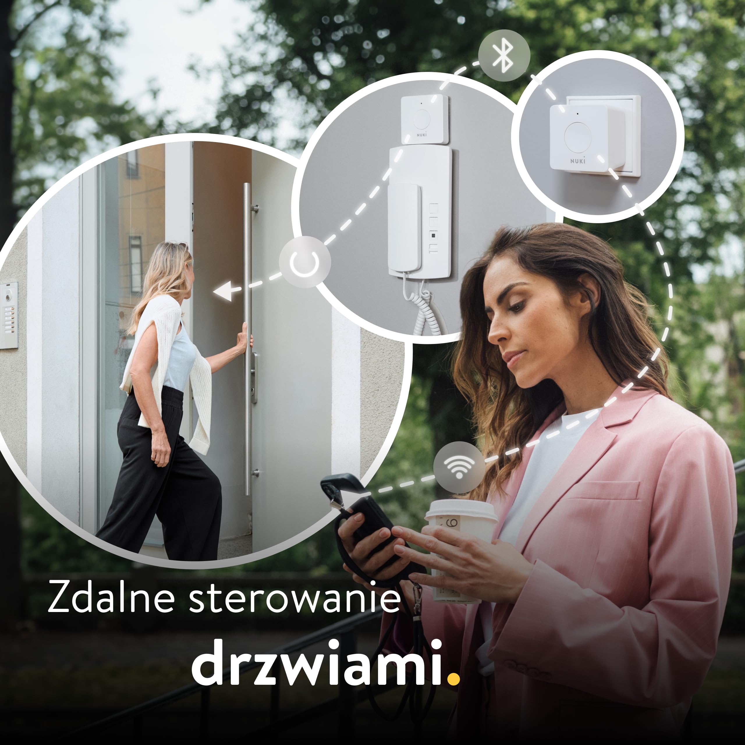 NUKI Bridge mostek komunikacyjny zamka Wi-Fi aplikacja asystent głosowy