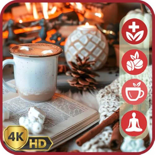 Économiseur d'écran de Noël Classique avec des Sons de Vacances d'Art Rétro du Père Noël et la météo en Direct.