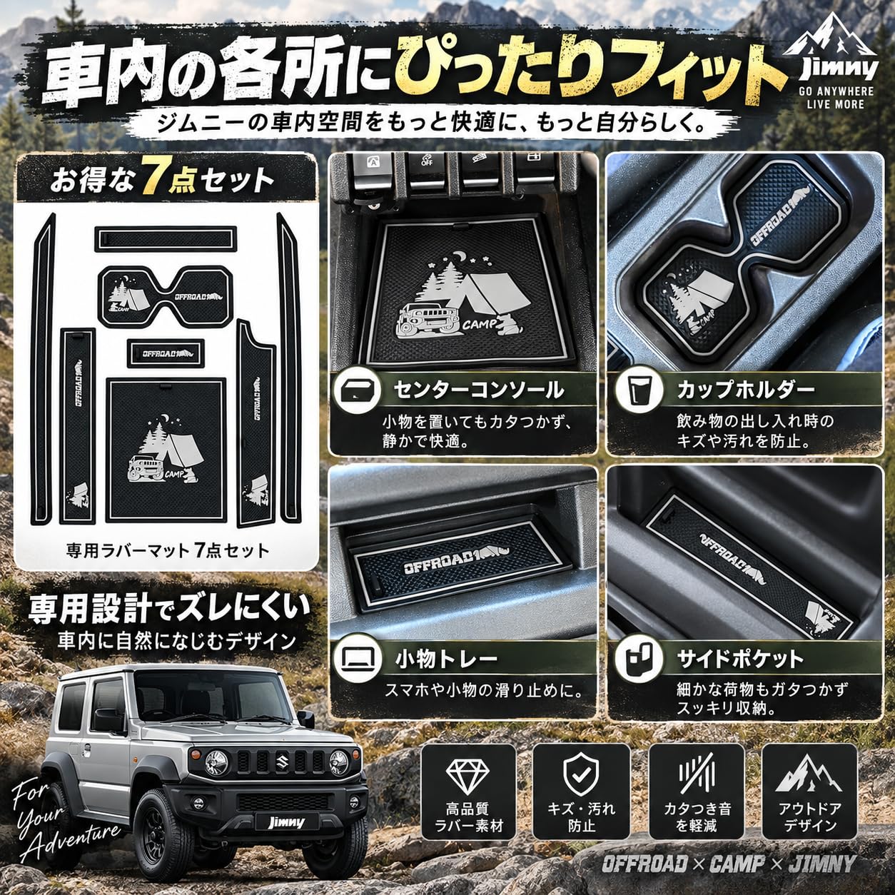 Amazon | 新型 スズキ ジムニー JB64/JB74 内装パーツ 車内装パーツ
