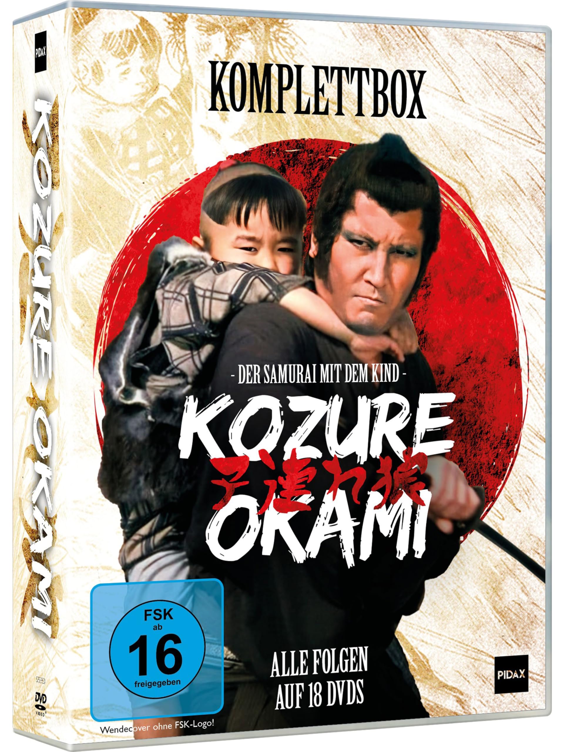 Kozure Okami – Der Samurai mit dem Kind – 78-teilige TV-Kultserie erstmals als vollständige Sammlerbox – Eastern-Klassiker nach dem Manga Lone Wolf and Cub – WME Edition