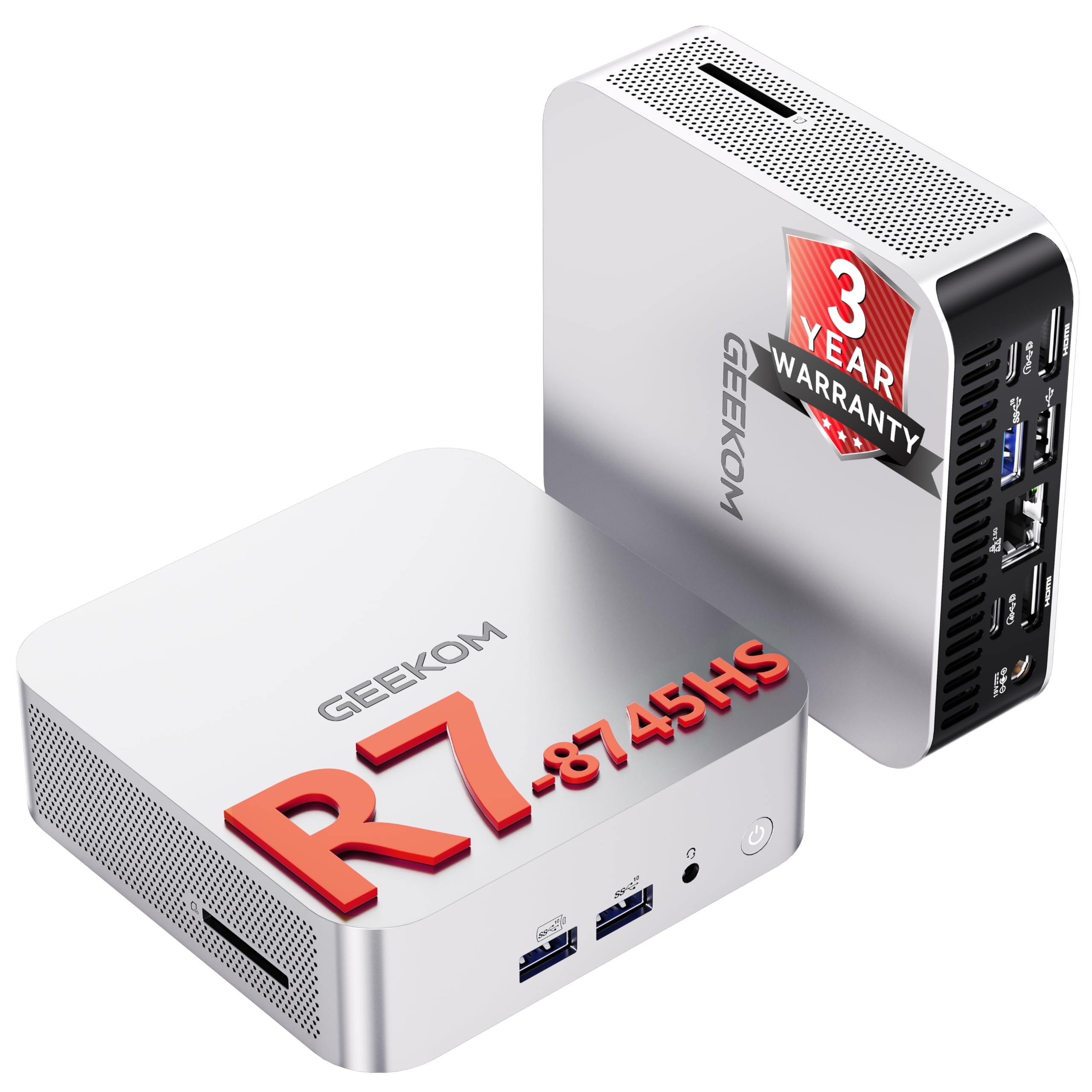 Sponsored Ad – [Smarter Choice A8 Mini PC Windows 11 Pro, with AMD Ryzen 7 8745HS(Up to 5.1GHz), 16GB DDR5 RAM(Expandable, Not LPDDR) & 1TB PCIe 4.0 SSD, USB4(40Gbps), Dual HDMI 4K@120Hz for Office, Home