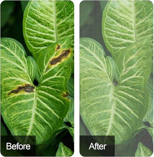 Miniatura 10 de PURPLE STAR 1N Malla de barrera de insectos de 6.2 x 8.2 pies con cordón de ajuste, cubierta para plantas para proteger las plantas, frutas y flores