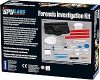 Vista 2 de Thames & Kosmos Spy Labs Inc: El kit de investigación forense incluye una gran configuración de laboratorio para recopilar y analizar pruebas