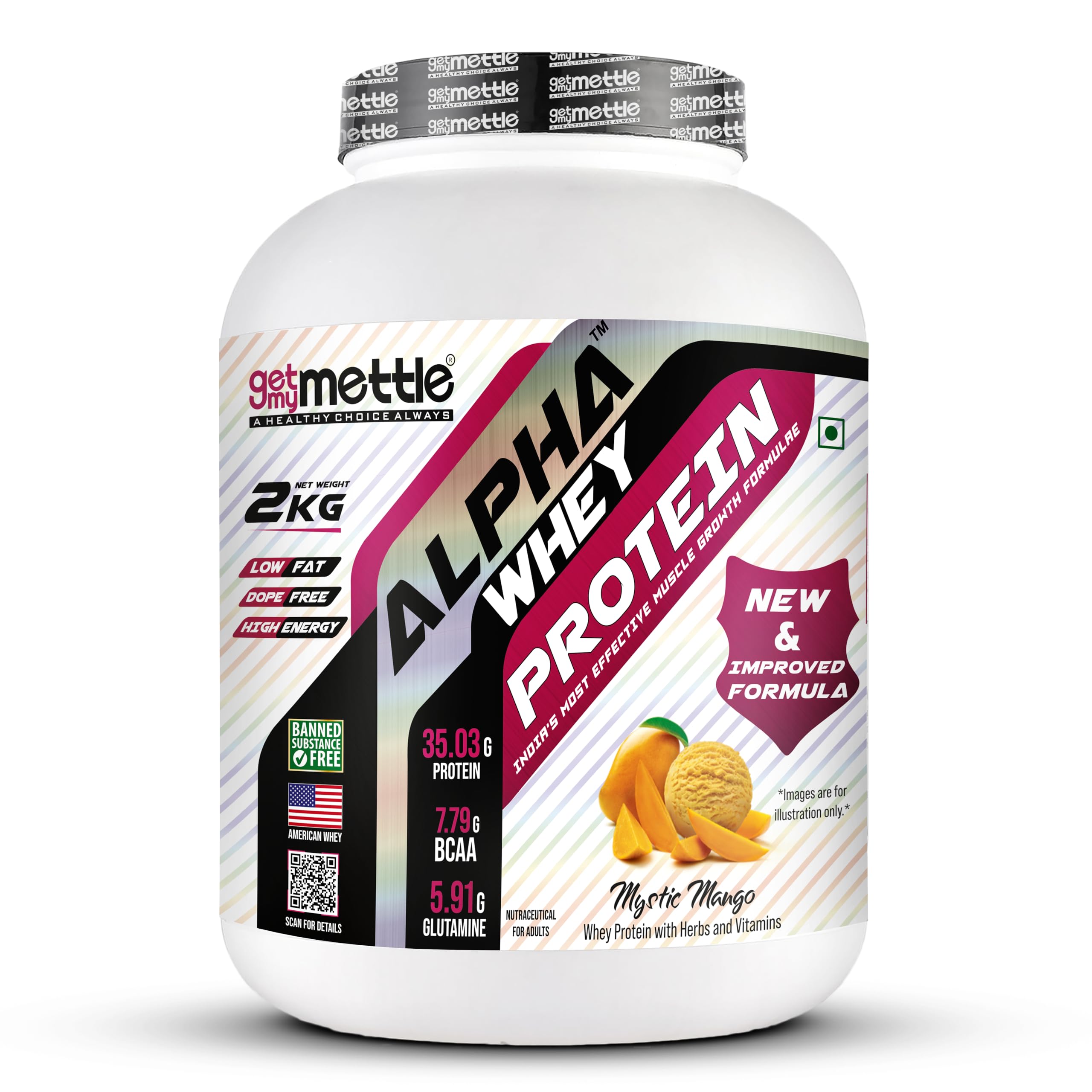 Getmymettle Alpha Whey Protein Powder, Kesar Pista Delight (4kg / 8.8lbs) | 35.06g Protein Per Serving | High Protein for Muscle Growth & Recovery | Fast Absorption | Gym Nutrition — Amazon image 17