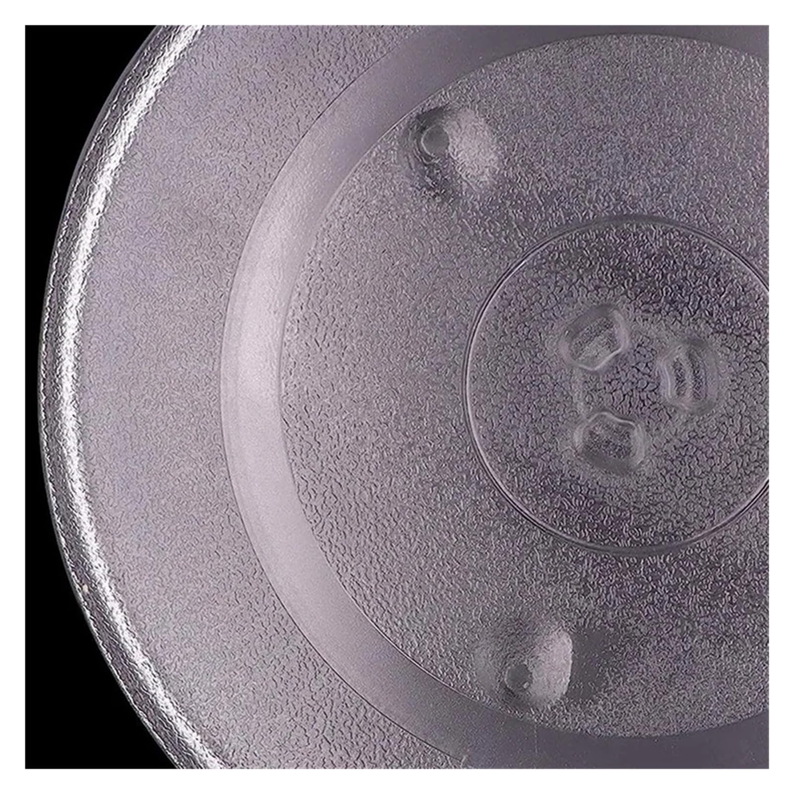 Plato Giratorio For Microondas, Placa De Vidrio, Accesorios De Bandeja De Vidrio De Repuesto Con Parte Inferior En Y De 12,5 Pulgadas For Horno Microondas